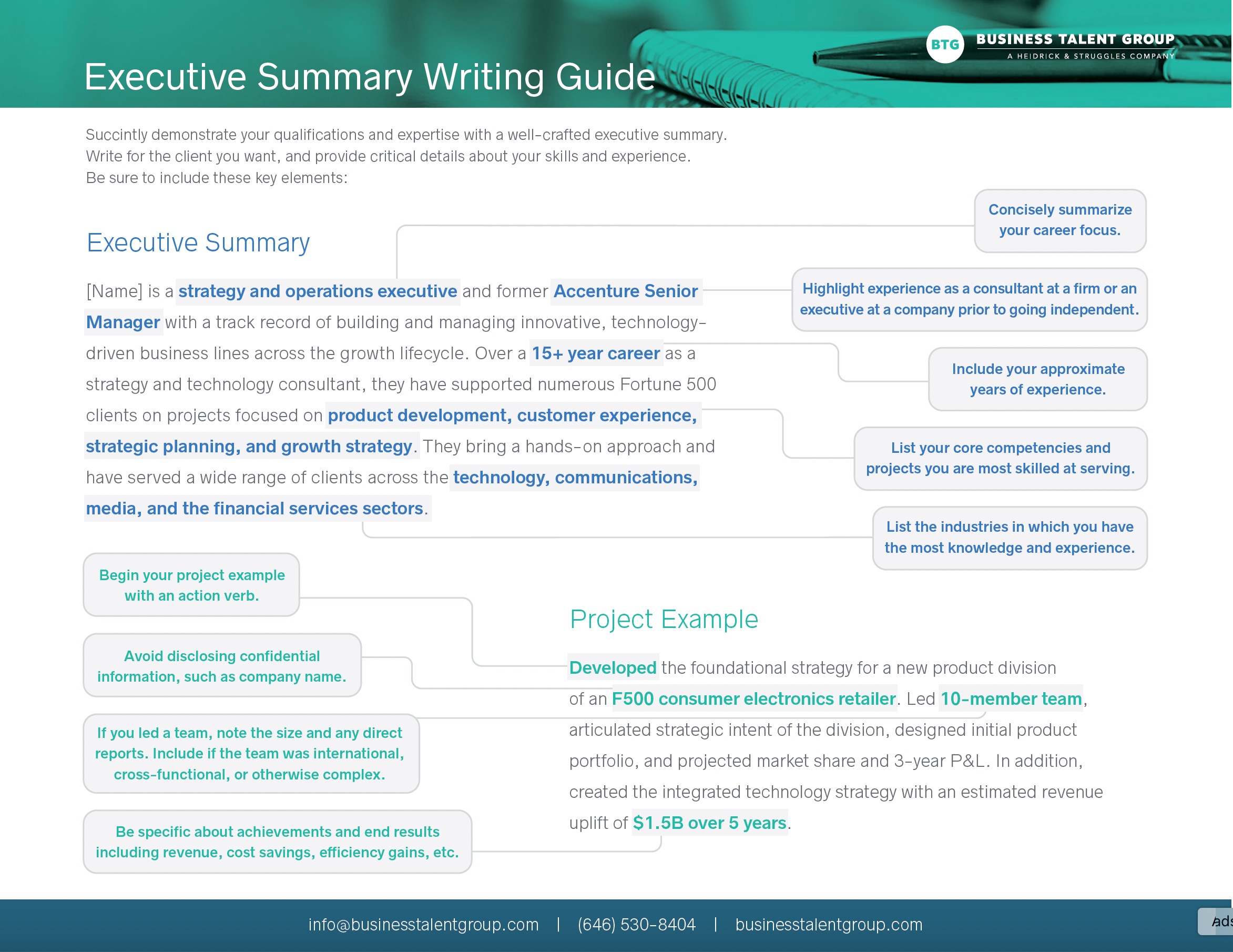 Executive Summary Guide